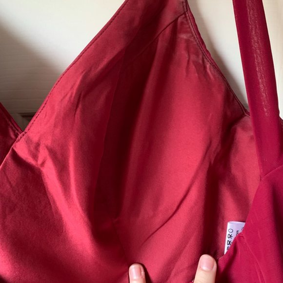 Azazie burgundy bridesmaid dress A8 - Picture 9 of 9